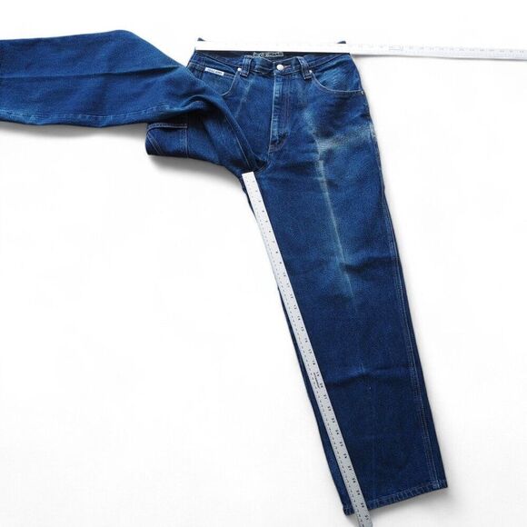 CJ Jeans Vintage 90s Y2K Medium Wash Distressed Carpenter Jeans Men's 32 x 32 - Picture 4 of 14